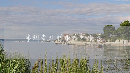 常州专业刑事律师推荐 常州专业刑事律师推荐