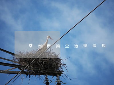 常州市扬尘治理法规