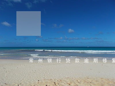 常州银行贷款逾期修复费用 常州银行贷款逾期修复费用