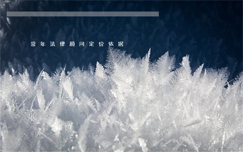 常年法律顾问定价依据 常年法律顾问定价依据