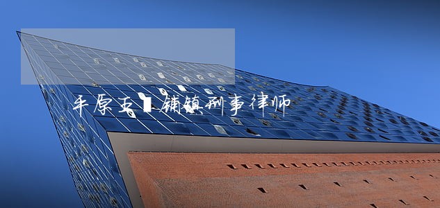 平原王杲铺镇刑事律师 平原王杲铺镇刑事律师