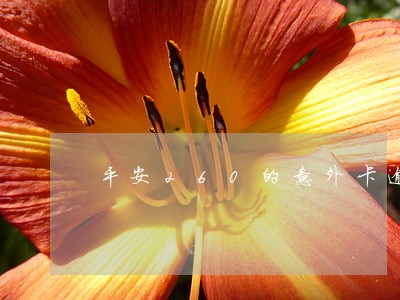 平安260的意外卡逾期 平安260的意外卡逾期