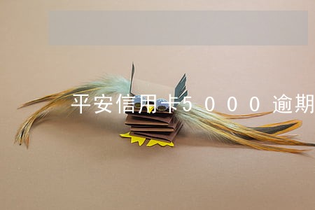 平安信用卡5000逾期半年 平安信用卡5000逾期半年
