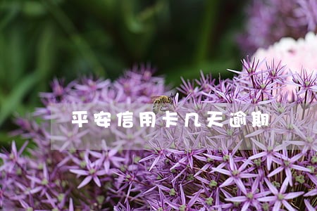 平安信用卡几天逾期 平安信用卡几天逾期