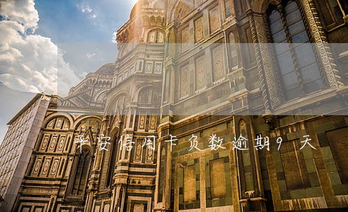 平安信用卡负数逾期9天 平安信用卡负数逾期9天