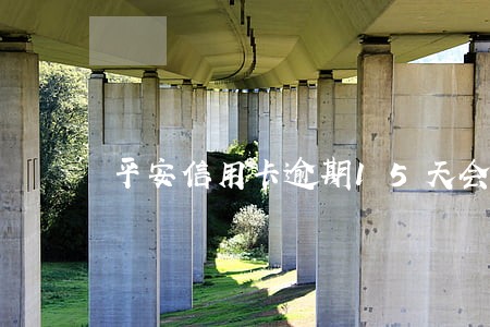 平安信用卡逾期15天会怎么样