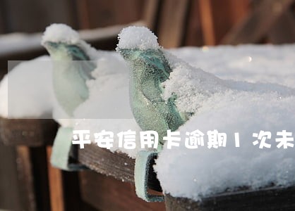 平安信用卡逾期1次未还 平安信用卡逾期1次未还