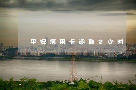 平安信用卡逾期2小时 平安信用卡逾期2小时