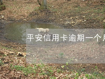 平安信用卡逾期一个月会冻结 平安信用卡逾期一个月会冻结