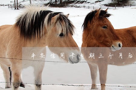 平安信用卡逾期三个月后还能用吗 平安信用卡逾期三个月后还能用吗