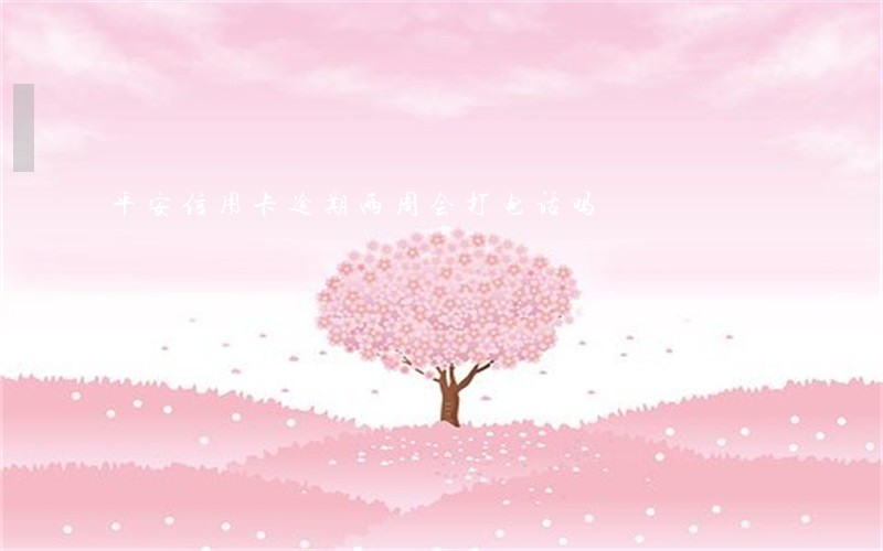 平安信用卡逾期两周会打电话吗