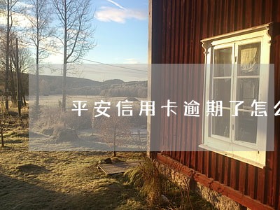 平安信用卡逾期了怎么处理