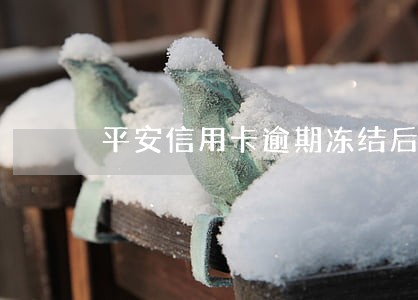 平安信用卡逾期冻结后还能用吗