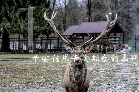 平安信用卡逾期发的函件是什么
