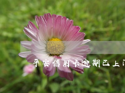 平安信用卡逾期已上门了 平安信用卡逾期已上门了