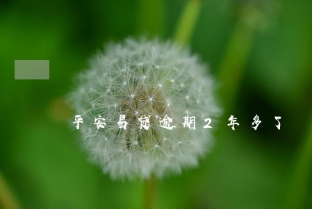 平安易贷逾期2年多了 平安易贷逾期2年多了