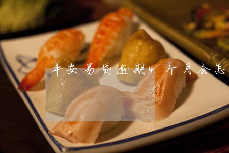 平安易贷逾期4个月会怎么样