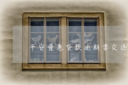 平安普惠贷款逾期要交违约金 平安普惠贷款逾期要交违约金