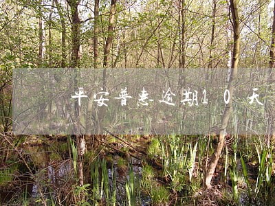 平安普惠逾期10天 平安普惠逾期10天