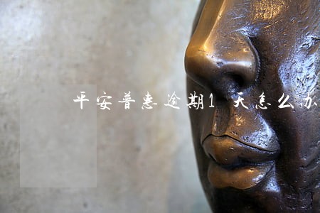 平安普惠逾期1天怎么办 平安普惠逾期1天怎么办