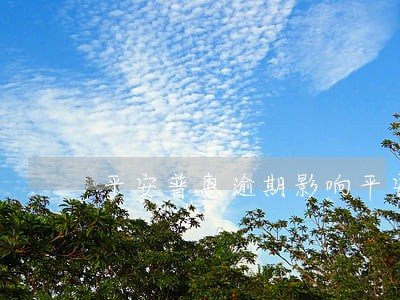 平安普惠逾期影响平安信用卡 平安普惠逾期影响平安信用卡