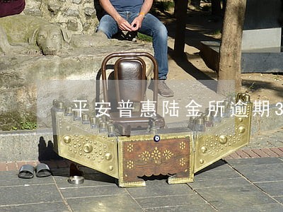 平安普惠陆金所逾期3天