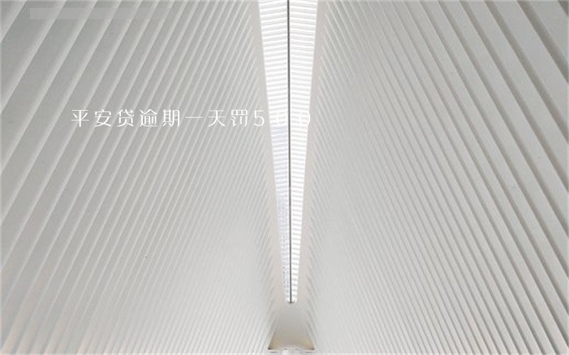 平安贷逾期一天罚500 平安贷逾期一天罚500
