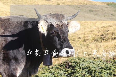 平安车贷逾期15天会拖车吗 平安车贷逾期15天会拖车吗