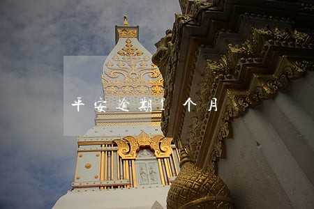 平安逾期1个月 平安逾期1个月