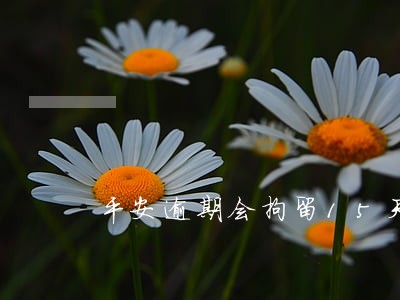 平安逾期会拘留15天吗 平安逾期会拘留15天吗