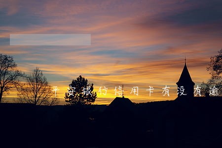 平安银行信用卡有没有逾期 平安银行信用卡有没有逾期