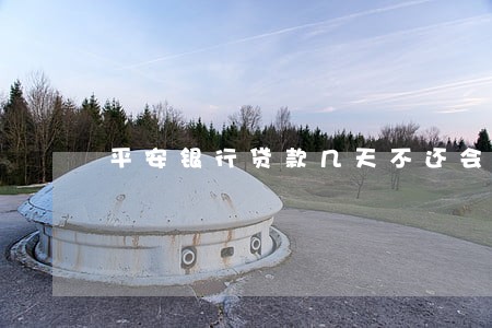 平安银行贷款几天不还会逾期 平安银行贷款几天不还会逾期