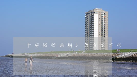 平安银行逾期3万会坐牢吗 平安银行逾期3万会坐牢吗