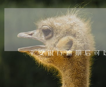 平安银行逾期后可以协商分期吗 平安银行逾期后可以协商分期吗