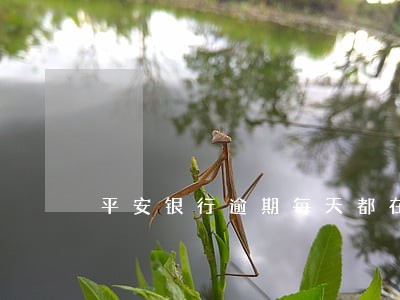 平安银行逾期每天都在还款 平安银行逾期每天都在还款