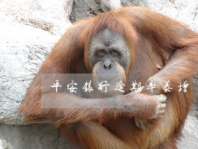 平安银行逾期率暴增 平安银行逾期率暴增