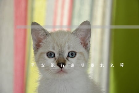 平安银行逾期费怎么算 平安银行逾期费怎么算