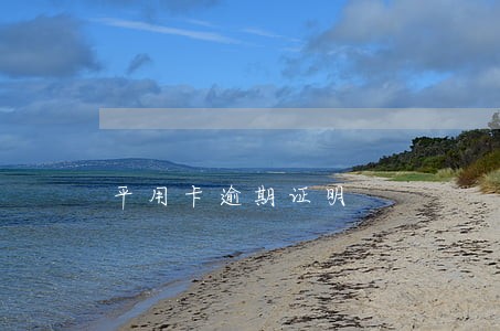 平用卡逾期证明