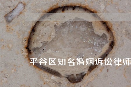 平谷区知名婚姻诉讼律师规定 平谷区知名婚姻诉讼律师规定