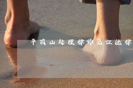 平顶山处理律师见证法律问题律师