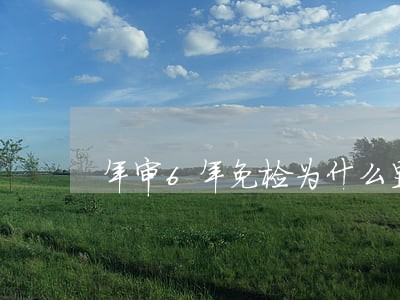年审6年免检为什么显示逾期检验 年审6年免检为什么显示逾期检验