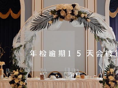 年检逾期15天会被锁死吗 年检逾期15天会被锁死吗