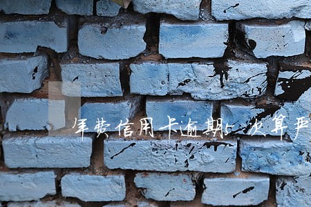 年费信用卡逾期5次算严重吗 年费信用卡逾期5次算严重吗