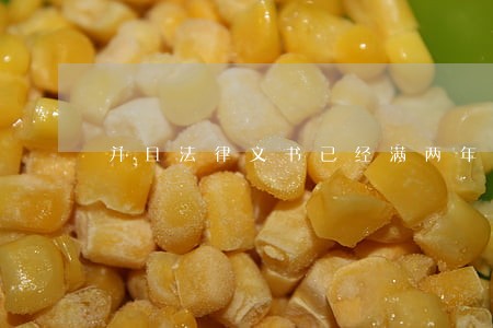 并且法律文书已经满两年该怎么办