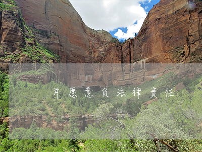 并愿意负法律责任 并愿意负法律责任
