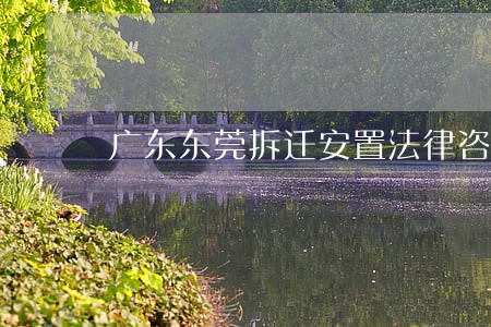 广东东莞拆迁安置法律咨询