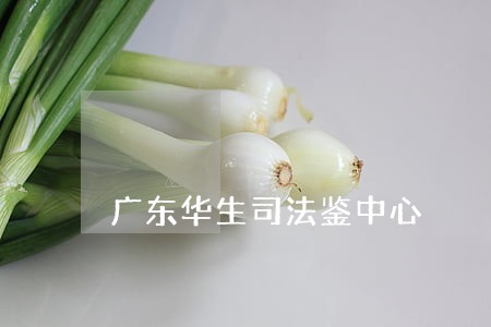 广东华生司法鉴中心 广东华生司法鉴中心