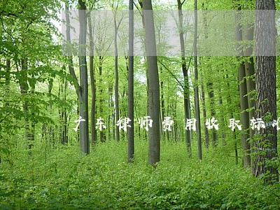 广东律师费用收取标准速算 广东律师费用收取标准速算