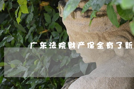 广东法院财产保全有了新做法 广东法院财产保全有了新做法