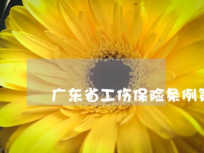 广东省工伤保险条例第26条例 广东省工伤保险条例第26条例